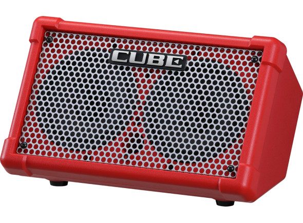 CUBE STREET Systèmes portables alimentés par batterie Colonne stéréo amplifiée BOSS Cube Street II Red + effets