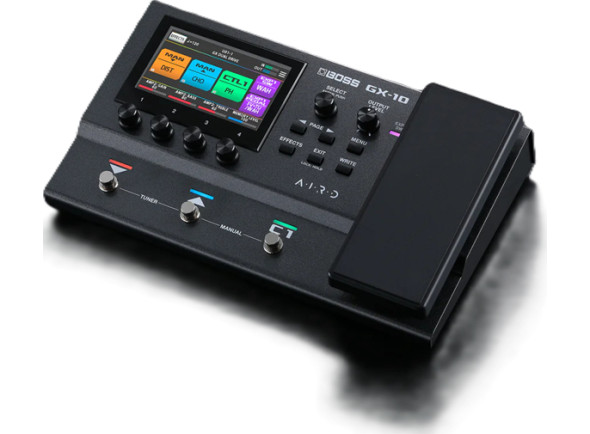 pédaliers pour guitare électrique BOSS GX-10 GUITARE MULTI-EFFECTS Écran tactile couleur