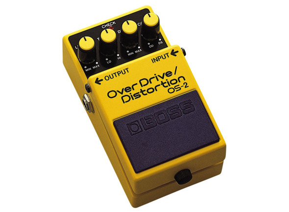 BOSS Afinador TU Pedal de distorção/Pedal de distorção <b>BOSS OS-2 OVERDRIVE / DISTORTION (2-in-1) BOSS LEGEND 1990</b>