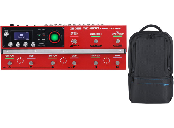 BOSS Looper Looper e pedal multiefeito para guitarra e voz/Looper <b>PACK LIVE ACT LOOPSTATION BOSS RC-600 + BOLSA TRANSPORTE</b>
