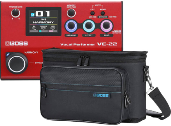 BOSS VE  Processador Vocal /Processadores para vocalistas <b>BOSS VE-22 Vocal Performer + SPECIAL BAG</b>