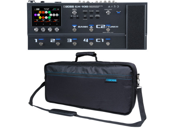 boss gt Pedaleiras para guitarra elétrica <b>PACK Pedaleira BOSS GX-100 + BOLSA TRANSPORTE</b>