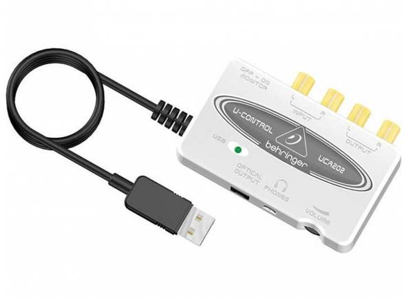 Behringer Interface Áudio-USB UCA202
Interface Áudio-USB UCA202
Behringer Interface Áudio-USB UCA202
Interface Áudio-USB UCA202