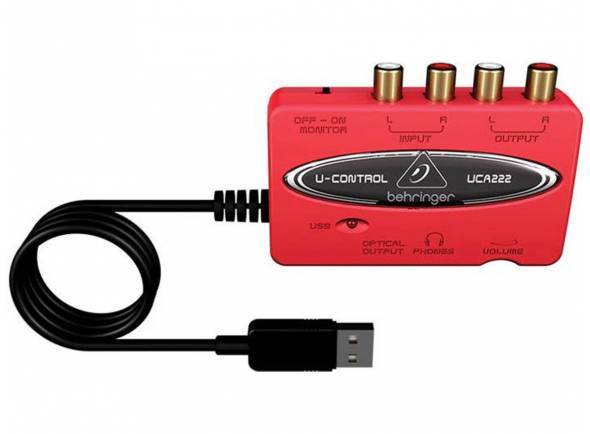 Behringer Interface Áudio-USB UCA222
Interface Áudio-USB UCA222
Behringer Interface Áudio-USB UCA222
Interface Áudio-USB UCA222