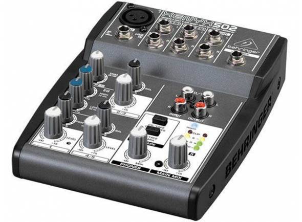 Mesa de Mistura Analógica Behringer Mesa de Mistura XENYX 502 Mesa de Mistura Analógica Behringer Mesa de Mistura XENYX 502
