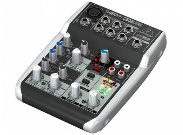 Mesa de Mistura Analógica Behringer Xenyx Q502USB Mesa de Mistura Analógica Behringer Xenyx Q502USB