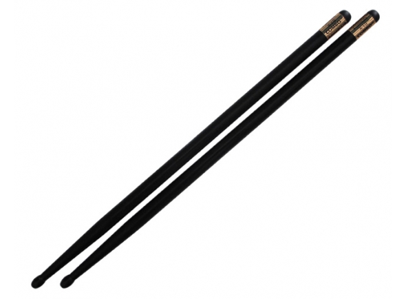 Outras baquetas BG  Baquetas Nylon Aquarian 5 Lites Graphite Grip Preto/Vermelho (Par)