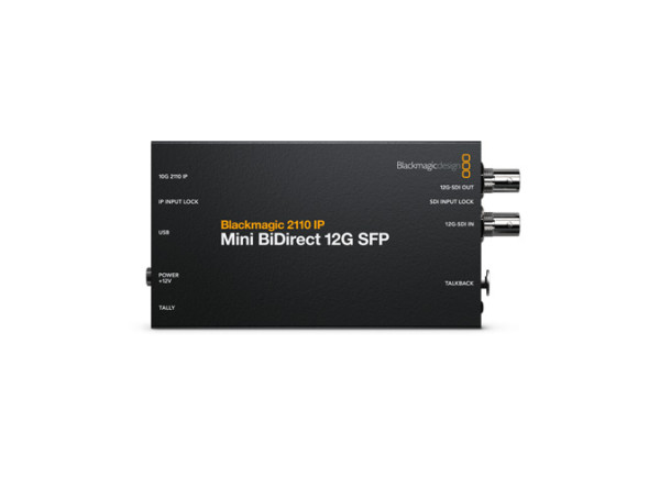 Conversor de sinal/Conversores analógico-digital Blackmagic Design  2110 IP Mini BiDirect 12G SFP
