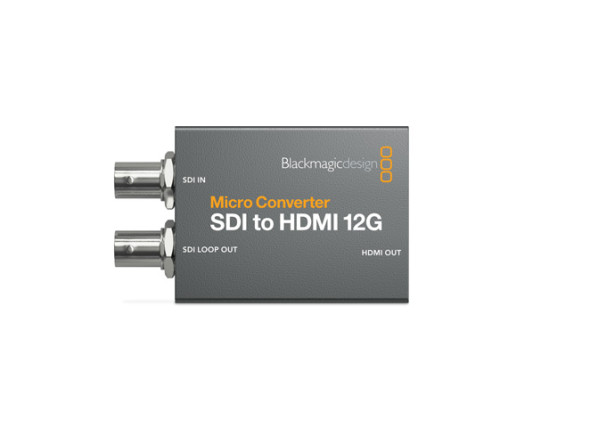 Conversor compacto de sinais HDMI para SDI/Conversor/Distribuidor de vídeo Blackmagic Design  MC HDMI-SDI 3G w. PSU