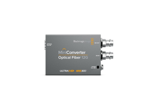 Conversor de sinal/Conversor/Distribuidor de vídeo Blackmagic Design  MiniConverter Optical Fiber12G