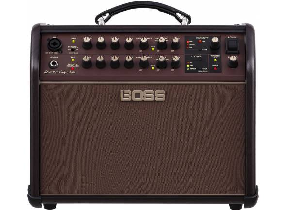 Boss ACOUSTIC SINGER LIVE
60 W Bi-Amp Design
2 canais independentes com circuito discreto de entrada analógica e EQ de 3 bandas
Alto-falantes: woofer de 6.5 "especialmente desenvolvido e tweeter
Canal de guitarra com "Ressonância acústica" para que o som dos captadores de piezo pareça natural
Canal de microfone com alimentação fantasma
Porta combinada XLR / TRS
Chorus FX para o canal de guitarra
Delay / Echo FX para o canal do microfone
O atraso adicional / echo-FX para ambos os canais pode ser controlado de forma independente
O recurso Harmony gera automaticamente harmonias vocais através da análise de teclas / acordes em tempo real da na entrada da guitarra
Looper integrado
Controle de feedback anti-independente para cada canal
Dois soquetes XLR DI para a saída dos canais individuais (ou diretamente pela seção de efeitos) ou ambos os canais
Porta USB para gravação direta para um computador conectado
Dimensões (L x P x H): 367 x 274 x 314 mm
Peso: 10,5 kg
O pedal correspondente disponível sob o art. 279994 (não incluído)
Boss ACOUSTIC SINGER LIVE
60 W Bi-Amp Design
2 canais independentes com circuito discreto de entrada analógica e EQ de 3 bandas
Alto-falantes: woofer de 6.5 "especialmente desenvolvido e tweeter
Canal de guitarra com "Ressonância acústica" para que o som dos captadores de piezo pareça natural
Canal de microfone com alimentação fantasma
Porta combinada XLR / TRS
Chorus FX para o canal de guitarra
Delay / Echo FX para o canal do microfone
O atraso adicional / echo-FX para ambos os canais pode ser controlado de forma independente
O recurso Harmony gera automaticamente harmonias vocais através da análise de teclas / acordes em tempo real da na entrada da guitarra
Looper integrado
Controle de feedback anti-independente para cada canal
Dois soquetes XLR DI para a saída dos canais individuais (ou diretamente pela seção de efeitos) ou ambos os canais
Porta USB para gravação direta para um computador conectado
Dimensões (L x P x H): 367 x 274 x 314 mm
Peso: 10,5 kg
O pedal correspondente disponível sob o art. 279994 (não incluído)