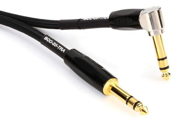 BOSS BIC Cabo de instrumento/cable de instrumento BOSS BCC-20-TRA Cabo Audio Jack TRS STEREO 6 metros Garantia Vitalícia
