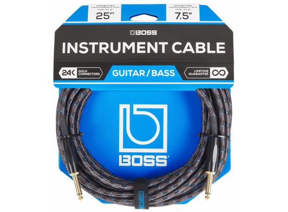 BOSS BIC Cabo para guitarra/cable de instrumento BOSS BIC-25 Premium Jack Cable 7.5m