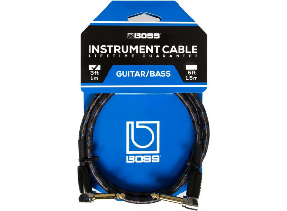 BOSS BIC Cabo para guitarra/cable de instrumento BOSS BIC-3AA Premium Jack Cable 1m