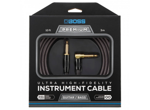 BOSS BIC Cabo para guitarra/cable de instrumento Conector BOSS BIC-P10A PREMIUM Cable 3m