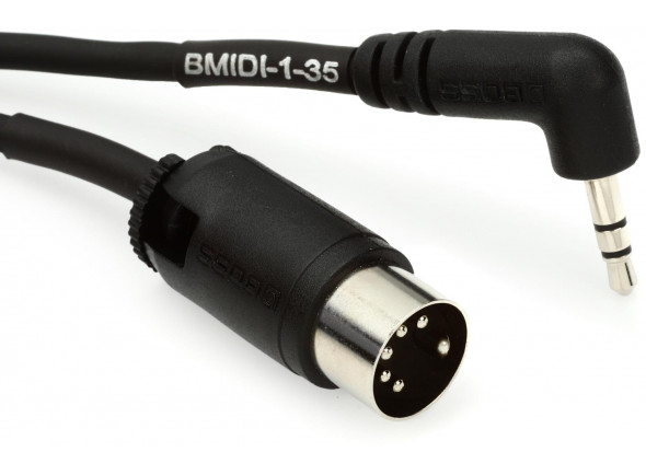 BOSS BMIDI TRS Cabo TRS/Midi/Cables MIDI BOSS BMIDI-1-35 Cabo MIDI / Mini-jack TRS stereo 30cm 