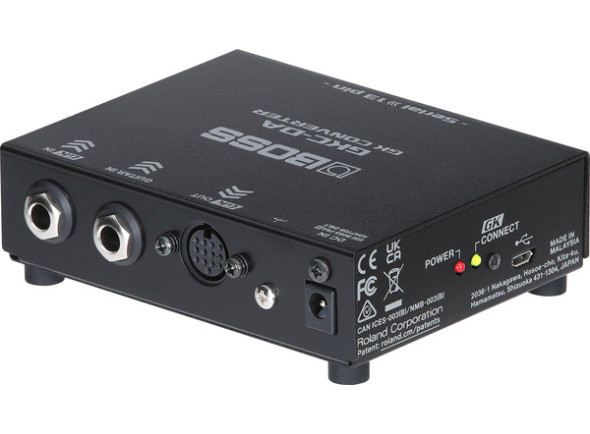 roland gk Adaptador / Conversor Audio/Sintetizadores para guitarras e baixos <b>BOSS GKC-DA</b> Conversor GK Digital-Analógico p/ <b>BOSS SY-1000 / GM-800</b>