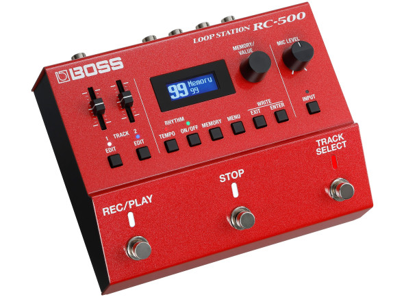 Looper/looper BOSS RC-500 <b>PRO LOOPER 2 Pistas Stereo</b> com Ritmos