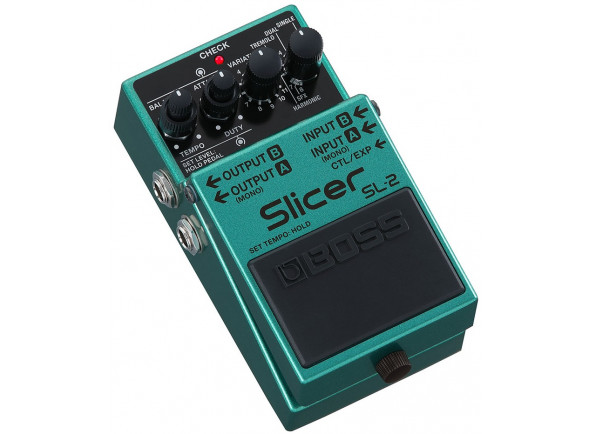Caixa de Ritmos Caixa de Ritmos/Outros efeitos para guitarra elétrica BOSS SL-2 <b>SLICER Audio Patterns</b> com USB e MIDI