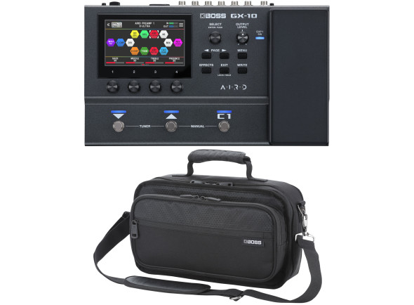 boss gt Pack Guitarra/Pedaleiras para guitarra elétrica <b>PACK Pedaleira BOSS GX-10 + BOLSA TRANSPORTE</b>