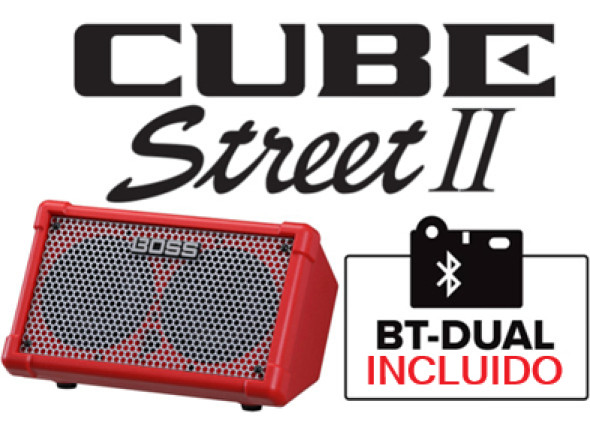 BOSS Cube Street II Altavoces con Batería <b>DELUXE PACK BOSS CUBE STREET + BLUETOOTH</b>