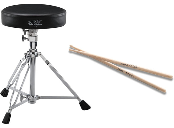 Hardware para bateria e percussão/Bancos para Baterias <b>Roland DAP-2X</b> Package Banco + Baquetas para Bateria