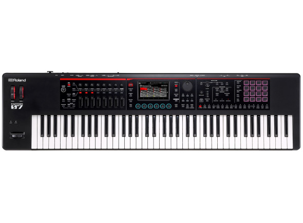 Fantom Sintetizador e sampler/Estaciones de trabajo <b>Roland FANTOM-07</b> Sintetizador 3.500 Sons + Sampling + <b>Visor TOUCH a Cores</b> 76-teclas