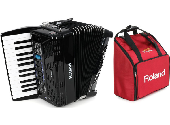 Acordeão Electrónico de Teclas/Acordeão <b>PACK Acordeão Teclas Roland FR-1X + BOLSA TRANSPORTE</b>