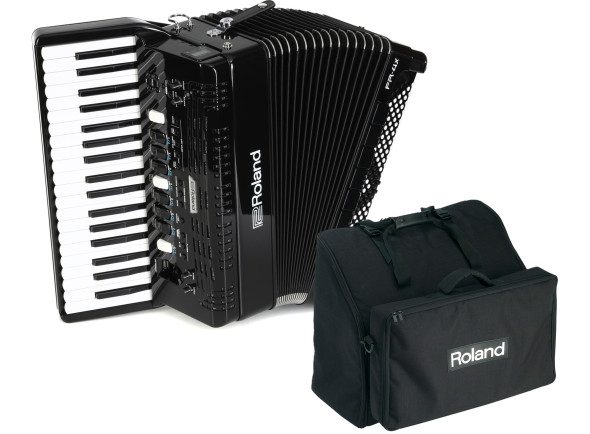 Acordeão Electrónico de Teclas/Acordeão <b>PACK Acordeão Teclas Roland FR-4X + BOLSA TRANSPORTE</b>
