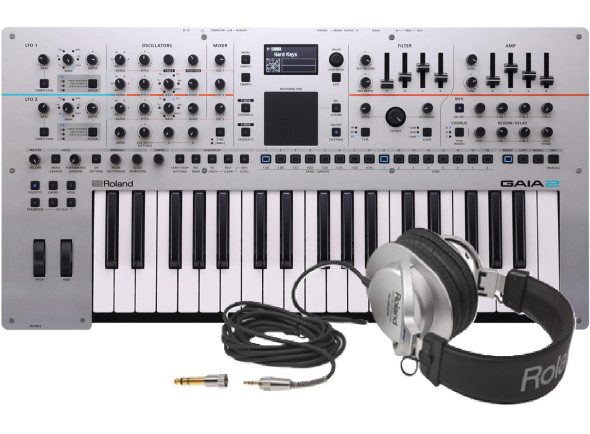 roland RH- Sintetizadores <b>Roland GAIA 2 Sintetizador + Auscultadores Roland RH-200S</b>