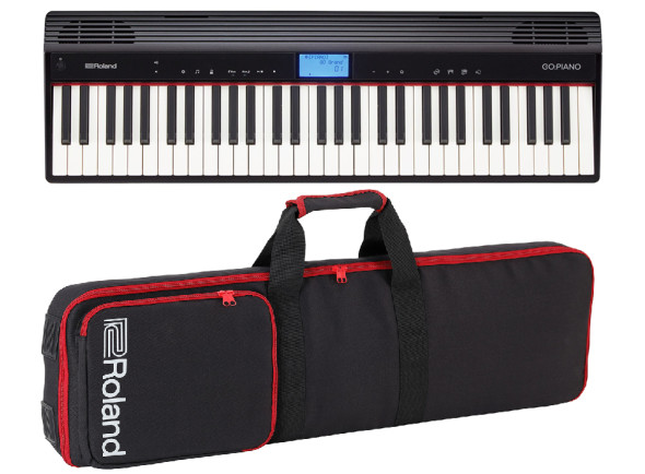 go:Piano Piano portátil /Pianos Digitais Portáteis <b>Roland GO:PIANO 61 + BAG</b> PIANO PORTABLE PACK go:Piano Piano portátil /Pianos Digitais Portáteis <b>Roland GO:PIANO 61 + BAG</b> PIANO PORTABLE PACK