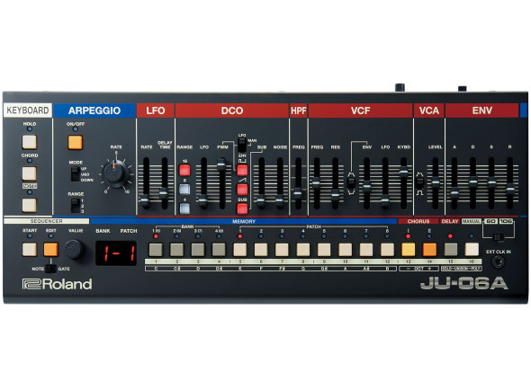 Roland Boutique Sintetizador de Desktop/sintetizadores <b>Roland JU-06A</b> Sons Icónicos Sintetizadores Vintage <b>JUNO-60</b> e <b>JUNO-106</b> BOUTIQUE Roland Boutique Sintetizador de Desktop/sintetizadores <b>Roland JU-06A</b> Sons Icónicos Sintetizadores Vintage <b>JUNO-60</b> e <b>JUNO-106</b> BOUTIQUE