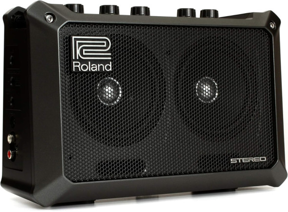CUBE STREET Combo a pilha/bateria/Altavoces con Batería <b>Roland MOBILE CUBE</b> Coluna Amplificada STEREO + Mixer
