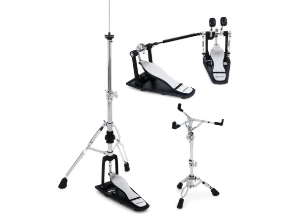 Roland Pedal Bombo Pack de Ferragens/Pedal de Bombo Doble Roland Pack Hardware RDH-Series 3-Peças para Baterias E-drums