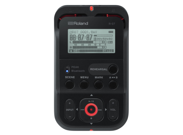 Roland RUBIX Gravadores portáteis/Gravadores Portáteis <b>Roland R-07 PRO</b> Gravador Audio Portátil Bluetooth SDHC