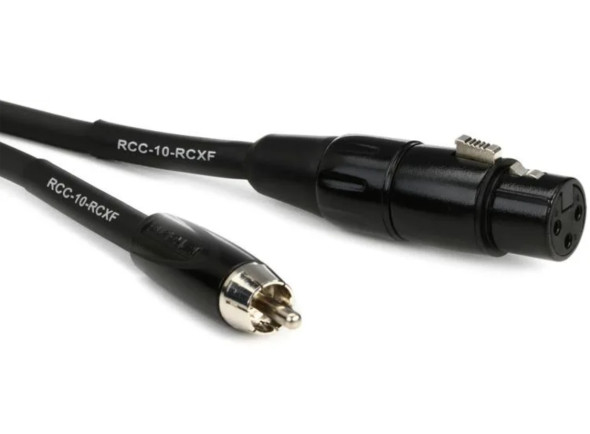 Roland BOUTIQUE Cabo de microfone/Cables XLR y Micrófono Roland RCC-10-RCXF Cabo Microfone XLR fêmea / RCA 3 metros Garantia Vitalícia