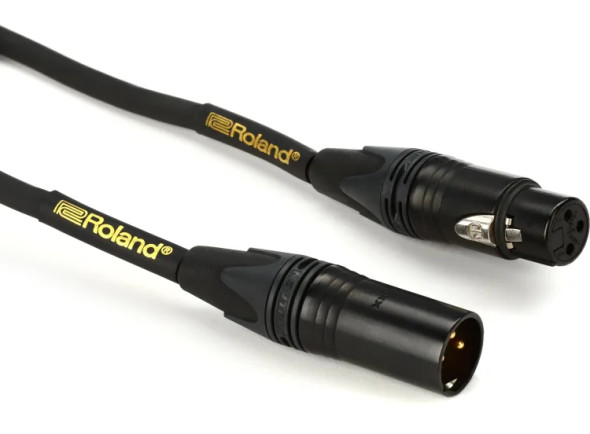 Roland BOUTIQUE Cabo de microfone/Cables XLR y Micrófono Roland RMC-G5 GOLD NEUTRIK Cabo Microfone XLR Balanceado 1.5 metros Garantia Vitalícia