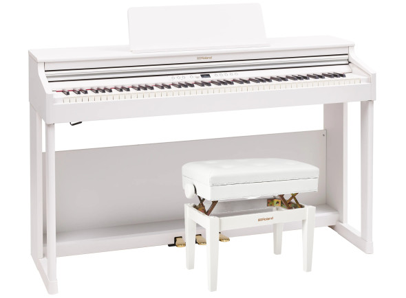 Roland RPB Pack de piano/Pianos digitales móviles <b>Roland RP701-WH + BANQUETA RPB-300WH</b>