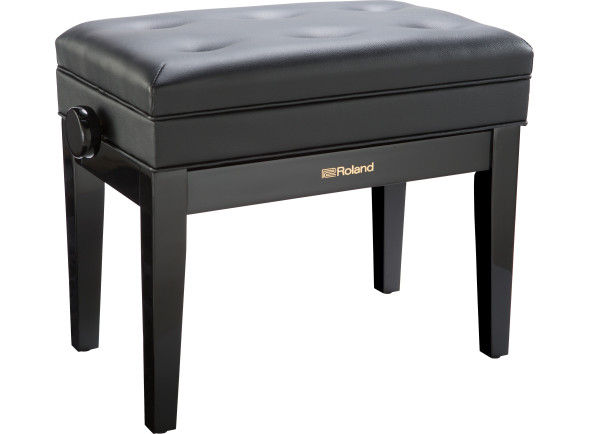 Roland RPB Banco para piano/bancos de piano <b>Roland RPB-400PE PLATINUM</b> Banco Piano Preto Polido c/ regulação altura Roland RPB Banco para piano/bancos de piano <b>Roland RPB-400PE PLATINUM</b> Banco Piano Preto Polido c/ regulação altura