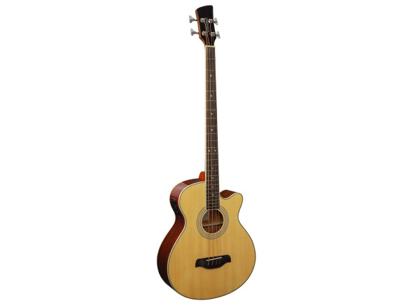 Baixo Acústico/Baixos acústicos de 4 cordas Brunswick  TBJBA Acoustic Bass Natural