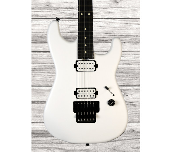 Guitarras Charvel Guitarras formato ST Charvel  Jim Root Signature Pro-Mod San Dimas Style 1 HH FR E Ebony Fingerboard Satin White