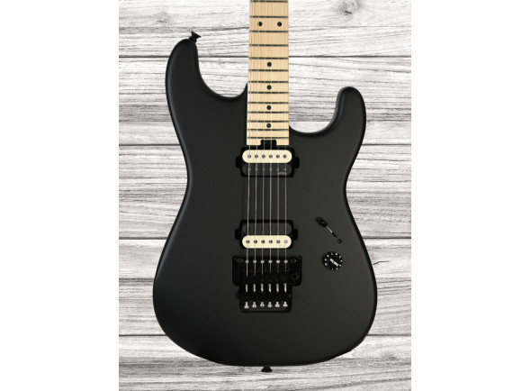 Guitarras Charvel guitarras formato ST Charvel  Jim Root Signature Pro-Mod San Dimas Style 1 HH FR M Maple Fingerboard Satin Black
