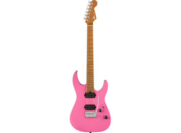  Guitarra elétrica/Guitarras formato ST Charvel  PM DK24 HH 2PT CM BBG Pink