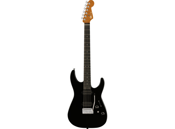  Guitarra elétrica/Guitarras formato ST Charvel  PM DK24 HH 2PT EB BLK