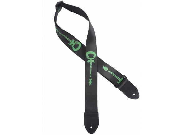 Guitarras Charvel Correia de nylon Charvel Preto/Verde 099-2733-002 Guitarras Charvel Correia de nylon Charvel Preto/Verde 099-2733-002