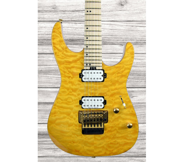 Guitarras Charvel Guitarras formato ST Charvel  Pro-Mod DK24 HH FR M Mahogany Quilt Maple Dark Amber