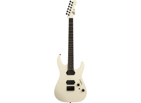 Guitarra Elétrica/guitarras formato ST Charvel Pro-Mod Plus Dinky DK24 HH HT EB Blanco crema