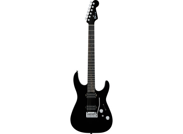  Guitarra elétrica/guitares au format ST Charvel Pro-Mod Plus DK24 HH 2PT EB Raven Black