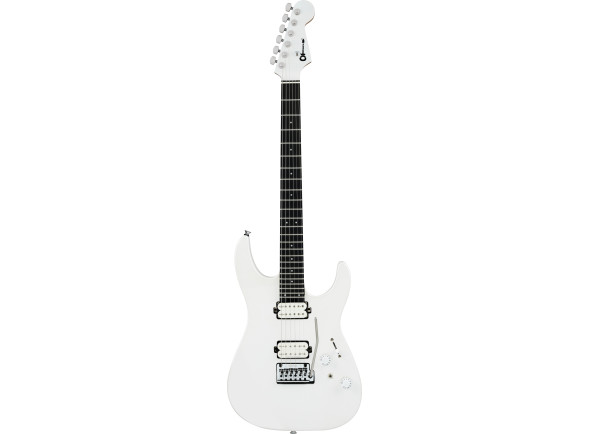  Guitarra elétrica/Guitarras formato ST Charvel Pro-Mod Plus DK24 HH 2PT Ebony Fingerboard Celestial Silk