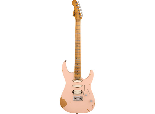  Guitarra elétrica/Guitarras formato ST Charvel Pro-Mod Signature Rick Graham DK24 2PT CM Worn Shell Pink